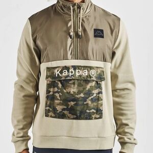 Kappa men's pullover with camo front pocket size XL